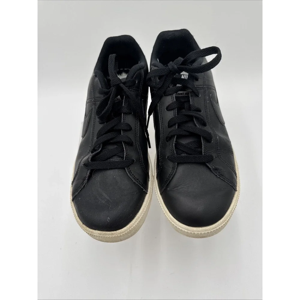 Nike Court Royale 74 Black Sneakers With Iridescent Back Women Sz-10, 749867-003
